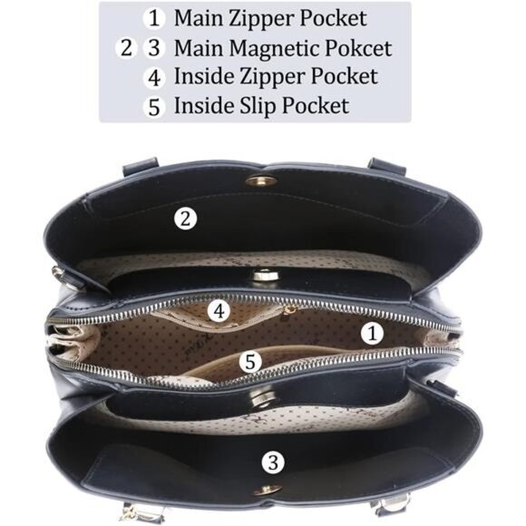 Black Plaid Print Faux Leather Mini Purse Crossbody Handbag Satchel Shoulder Bag - Picture 4 of 6